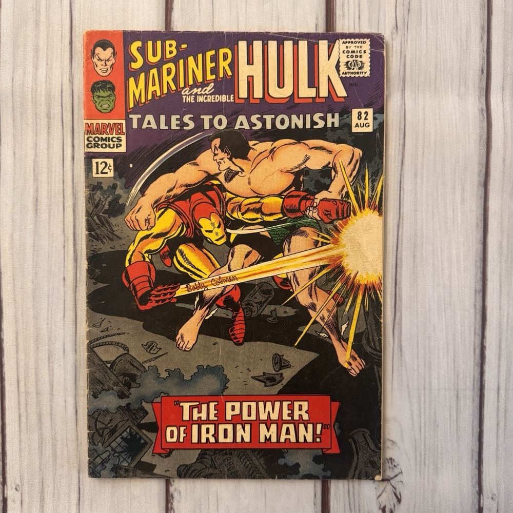 Tales To Astonish 82 1966 Marvel Comics‎ Iron Man Namor Incredible Hulk Comic